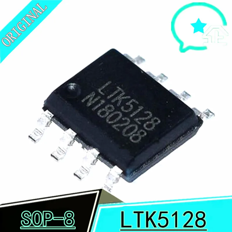 20 БР. Оригинален LTK5128 чип SOP8 5 W усилвател на мощност IC може да замени XPT8871 моно усилвател на мощност Изображение 0