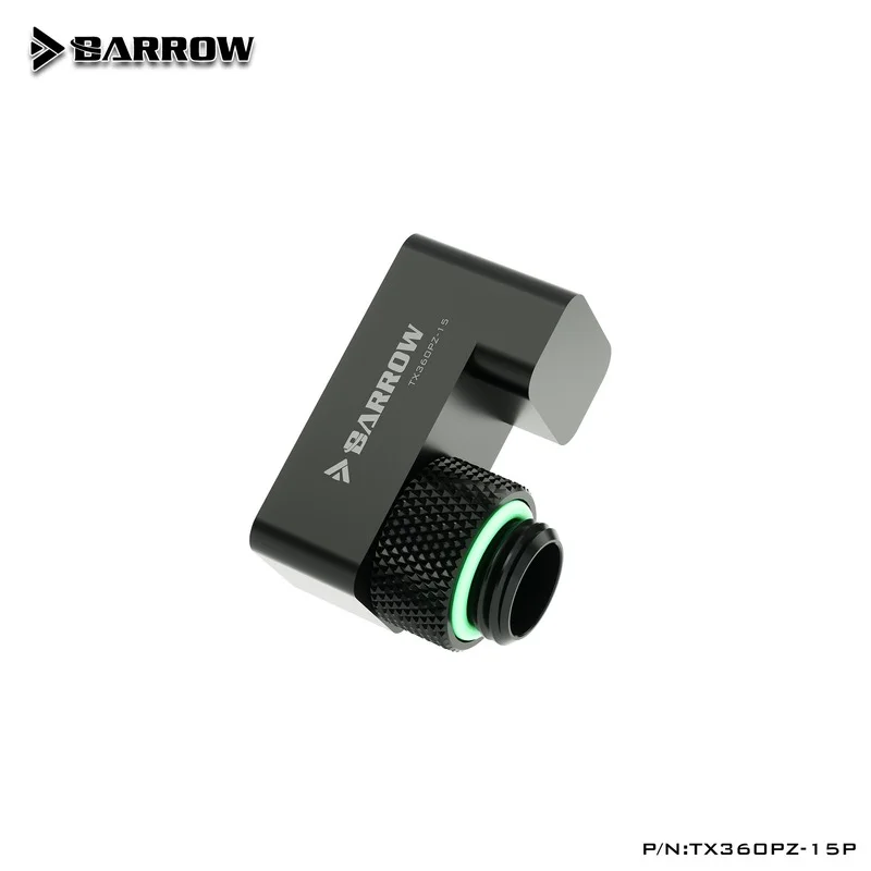 Barrow TX360PZ-15П, адаптер с офсетов на въртене на 360 ° с водно охлаждане, удлинительные фитинги G1 / 4 