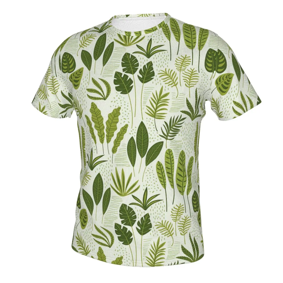 Растителната печат 2021 Лятна мода мъжка лятна риза с 3D-принтом, уличен костюм в стил хип-хоп, забавна тениска Изображение 0