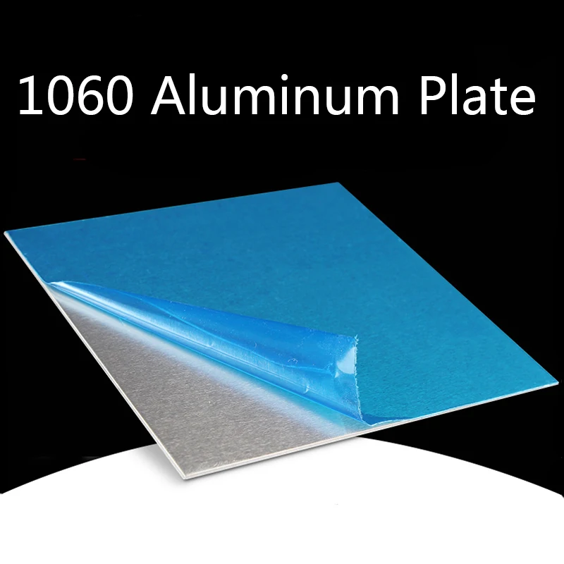 Част на машинно оборудване дъски алуминиеви плоски плочи 1060 лечение с лазер режа Чист алуминиев лист Електрическо приложение САМ Материал Изображение 0