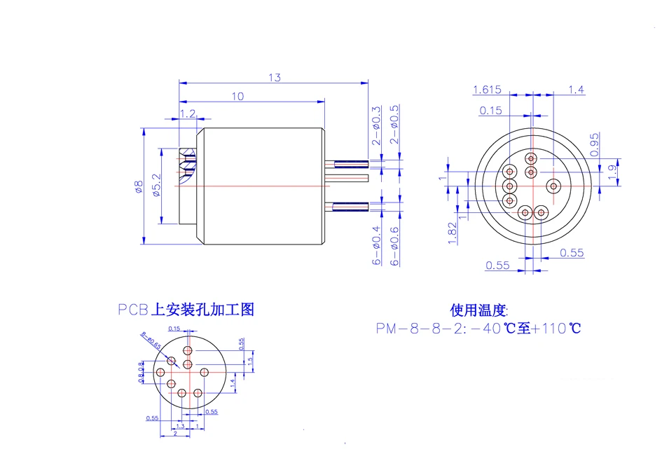 1 бр. Тест гнездо за лазерен диод (на върха на електрода) PM-8-8-2 Изображение 1