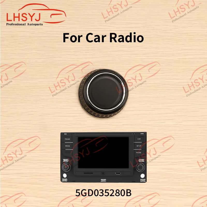 LHSYJ Авто Ключ на силата на Звука Бутон за Регулиране на силата на Звука Дръжка Капак за VW MIB NONAME/5GD 035 280B Радио L R Ключове, Автомобилни Части Изображение 1