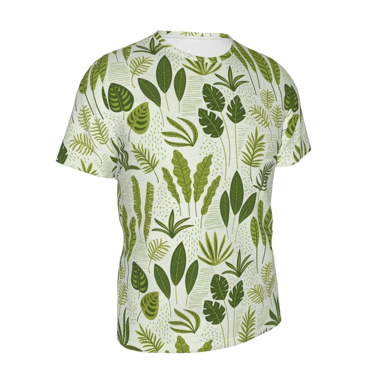 Растителната печат 2021 Лятна мода мъжка лятна риза с 3D-принтом, уличен костюм в стил хип-хоп, забавна тениска Изображение 1