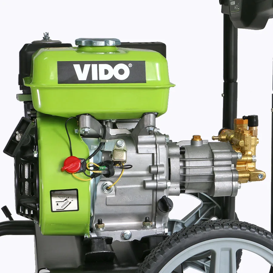 VIDO professional 3200 PSI 211CC 7HP акумулаторни или бензинови автомивка за високо налягане с високо налягане от мед Изображение 3
