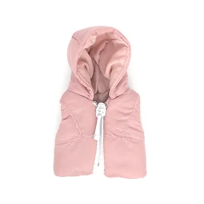OB11 стоп-моушън облекло 1/12 размер, модерен нов пуховый жилетка с качулка, слънчеви красиво палто, розово, жълто, сиво, черно и други цветове Изображение 4
