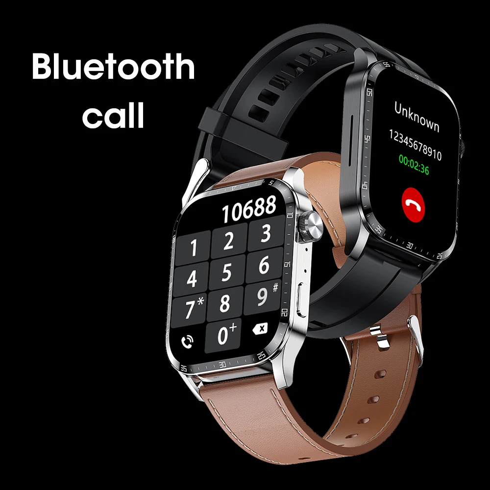 За телефони Xiaomi GT4 Умни Часовници Мъжки Bluetooth Предизвикателство IP68 Водоустойчив Умен Часовник 2022 Спортни Часовници 380 ма 1,9 инча HD PK W27 Pro Изображение 4