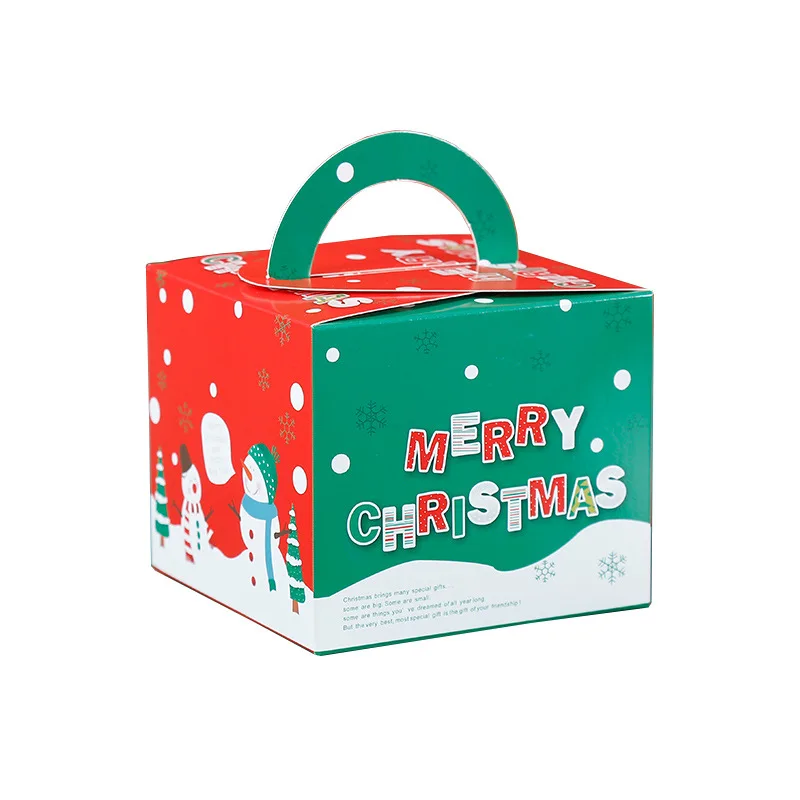 20PCS Нова Коледна Кутия шоколадови Бонбони, Подаръчни Пакети с Коледен Елен на Дядо Коледа Бисквити, Бонбони Пакети Весела Коледа направи си САМ Украса За Дома Партита Изображение 5