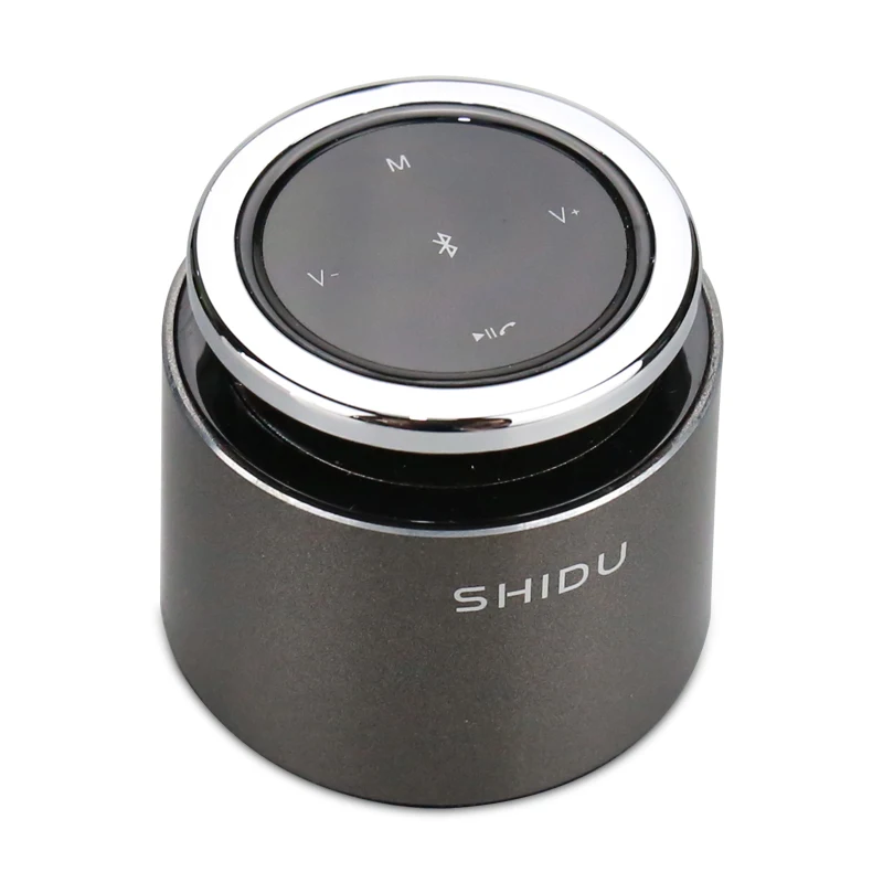 SHIDU T2 Мини Bluetooth Високоговорител Открит Стерео Музика Съраунд Сензорен Натискане на Клавиш Хендсфри Преносими Безжични wifi Усилвател на Звука Изображение 5
