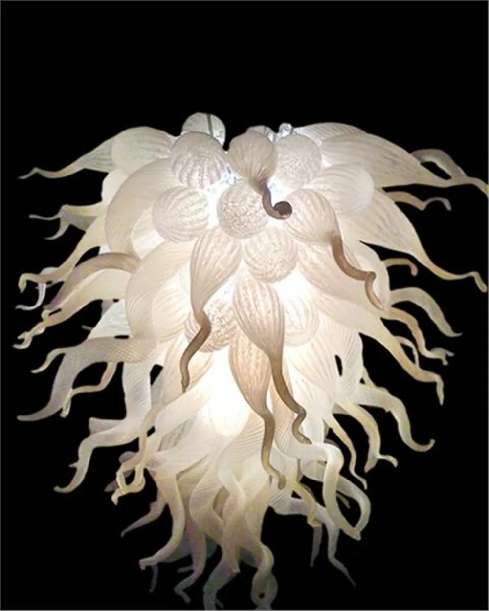 Аксесоари за Декорация на дома, осветителни Тела за Тавана Скандинавски Полилей от Бластване Кристал Стъкло Лампа Изображение 5