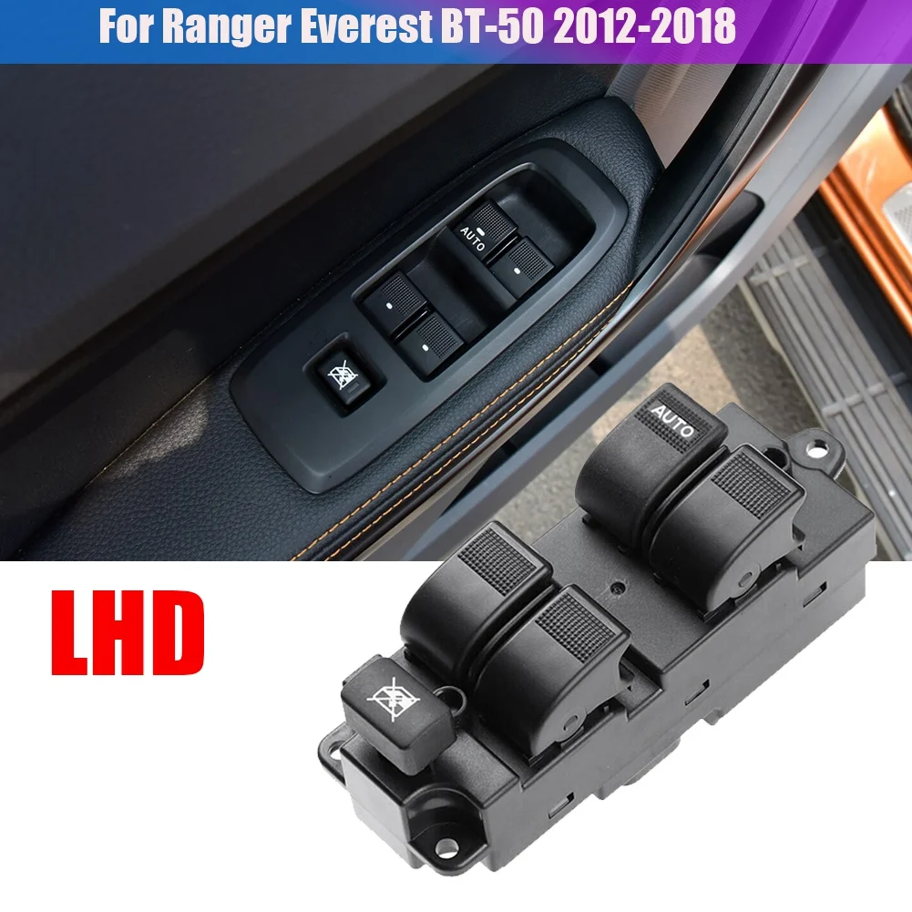 Главен прекъсвач стеклоподъемника с електрически люк LHD AB39-14540-BB за Ford Ranger Everest -Mazda BT-50, 4 врати, 2012-2018 Изображение 1