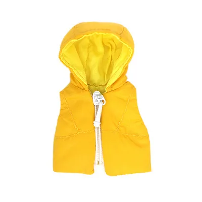 OB11 стоп-моушън облекло 1/12 размер, модерен нов пуховый жилетка с качулка, слънчеви красиво палто, розово, жълто, сиво, черно и други цветове Изображение 3